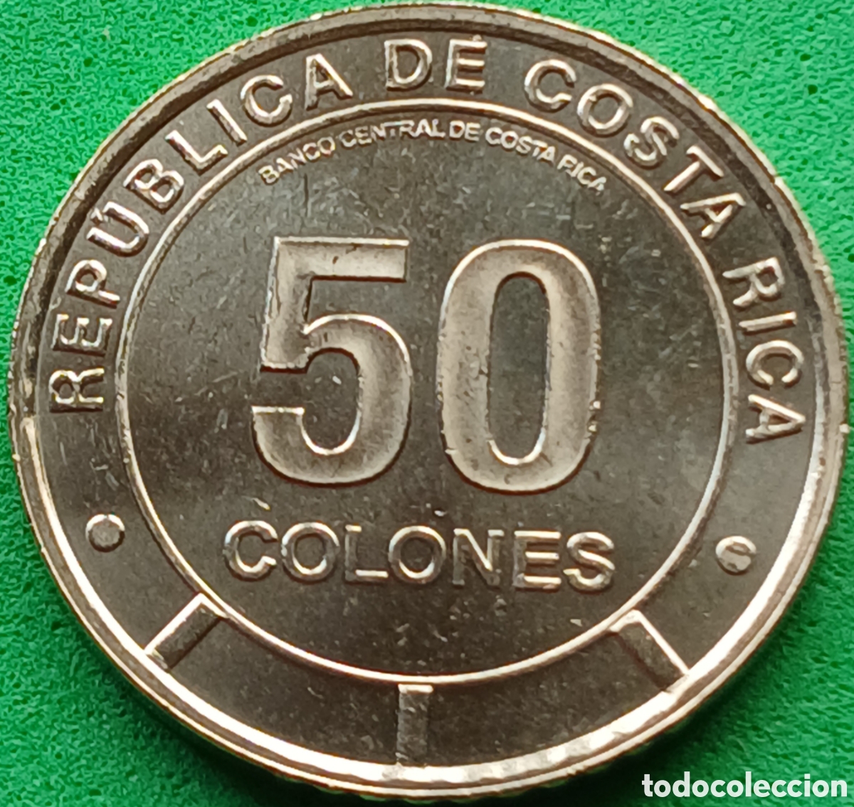 Monedas antiguas de Am&eacute;rica: Costa Rica 50 colones 2023 UC#225 Bosce de Manglar. Cangrejo Corredor de Manglar