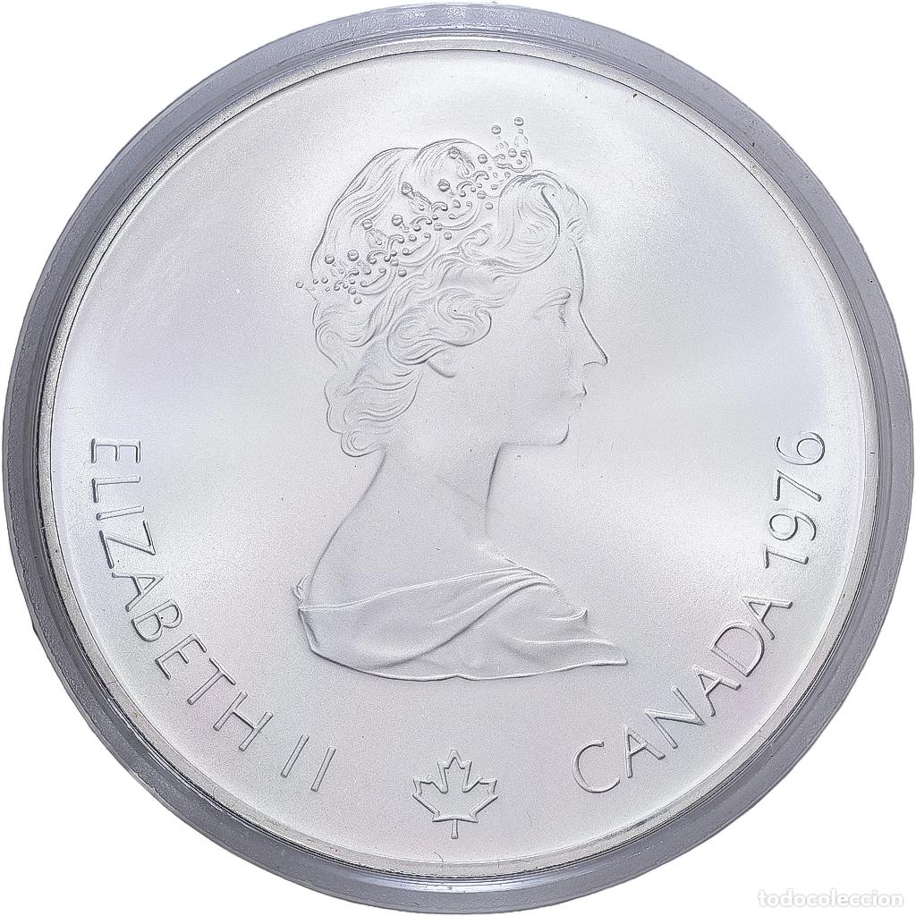 Monedas antiguas de Am&eacute;rica: [#1545792] Canad&aacute;, 5 Dollars, 1976 Olympics - Olympic Flame, 1976, Royal Canadian Mint