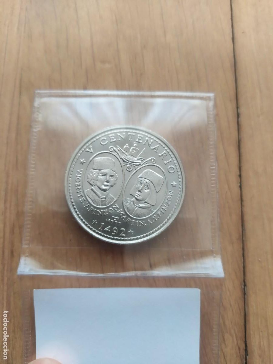 Monedas antiguas de Am&eacute;rica: 1 PESO DE CUBA DE 1991.V CENTENARIO, HERMANOS PINZ&Oacute;N. UNC,SC.