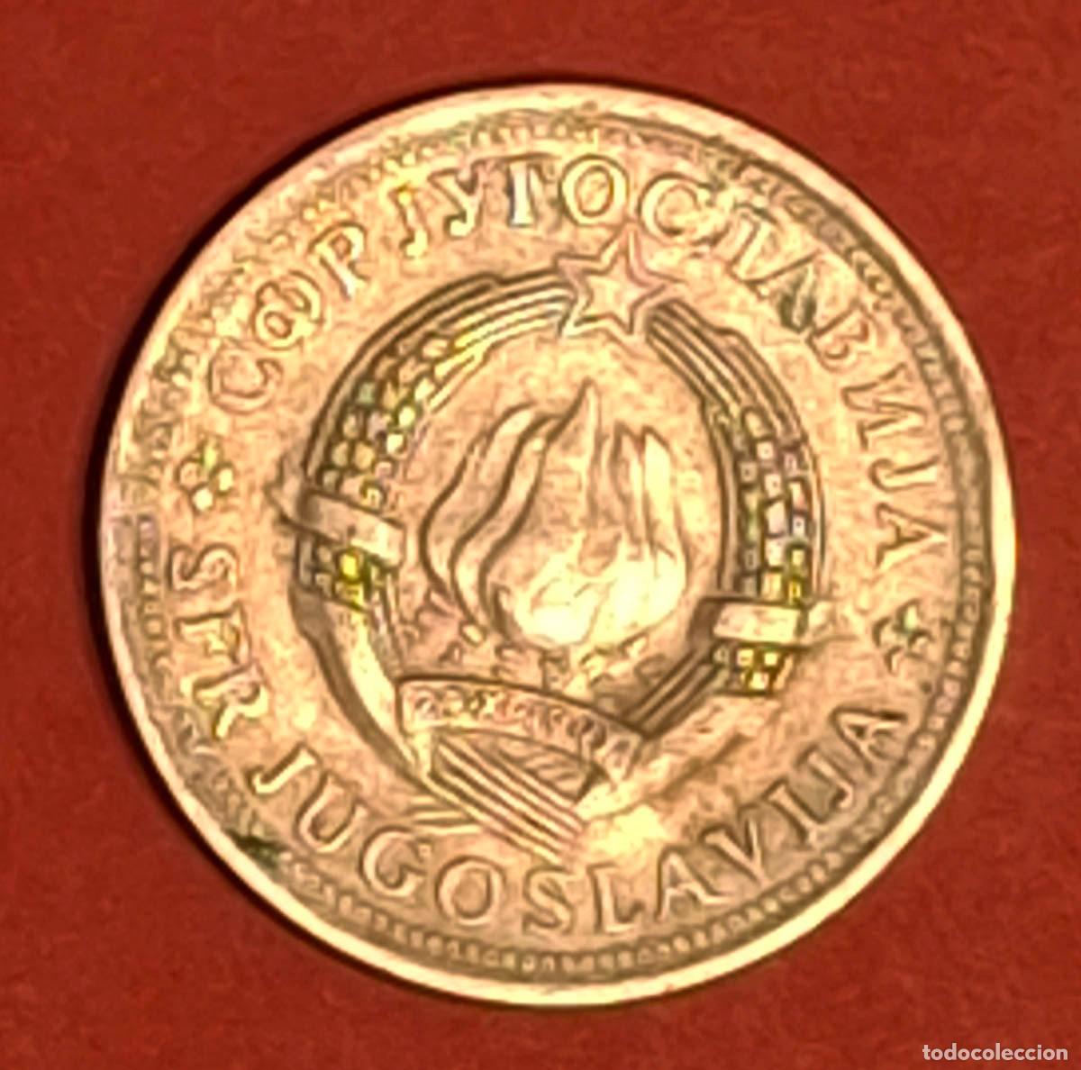 Monedas antiguas de Am&eacute;rica: 1 dinar de 1973 de Yugoslavia