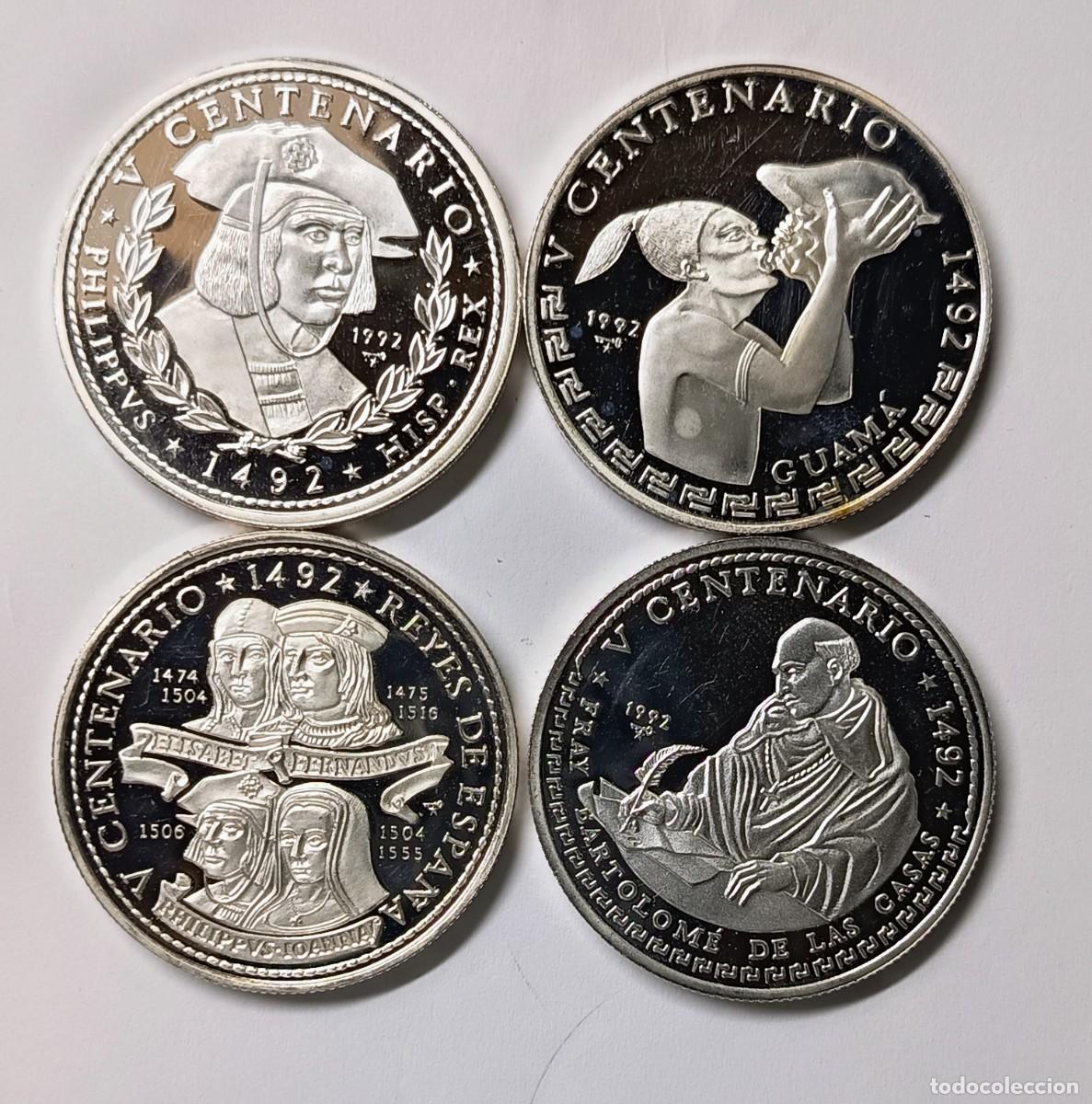 Monedas antiguas de Am&eacute;rica: CUBA. SERIE &ldquo;V CENTENARIO&rdquo;. 1992. 10 PESOS. PLATA. PROOF. ,999. 31,10 gramos (1 oz. X4). MUY ESCASAS