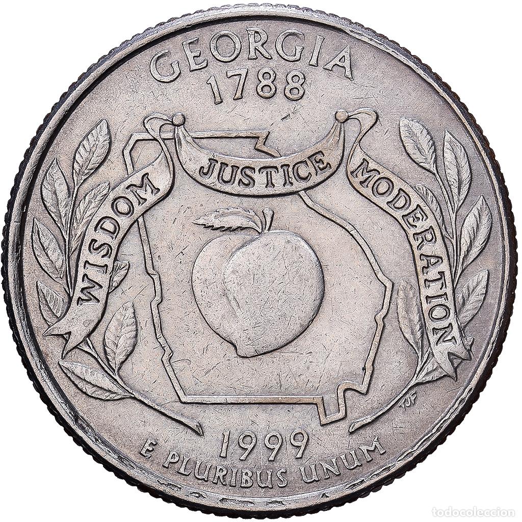 Monedas antiguas de Am&eacute;rica: [#1224298] Estados Unidos, Quarter, Georgia, 1999, Philadelphia, Cobre - n&iacute;quel recubierto