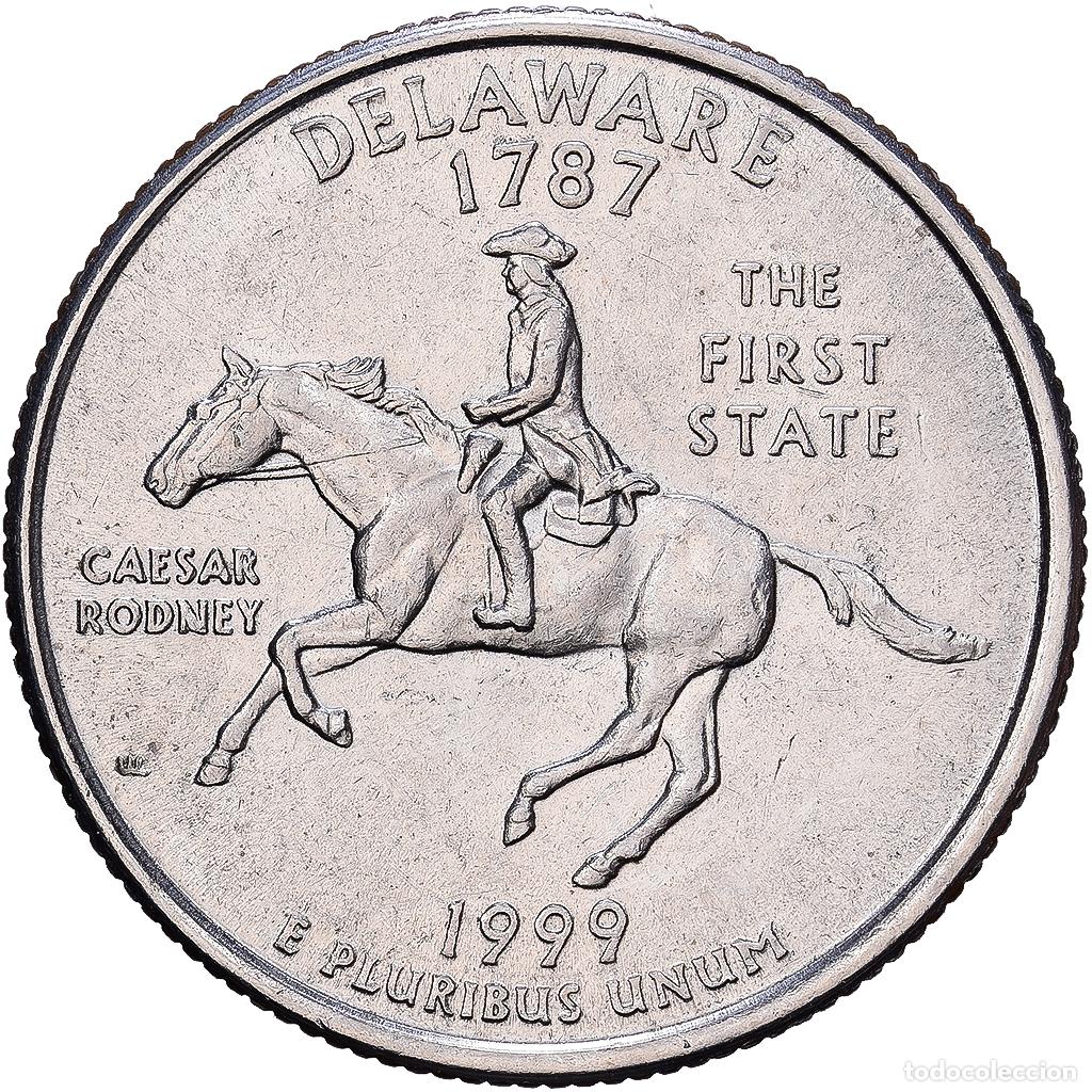 Monedas antiguas de Am&eacute;rica: [#1224301] Estados Unidos, Quarter, Delaware, 1999, Philadelphia, Cobre - n&iacute;quel