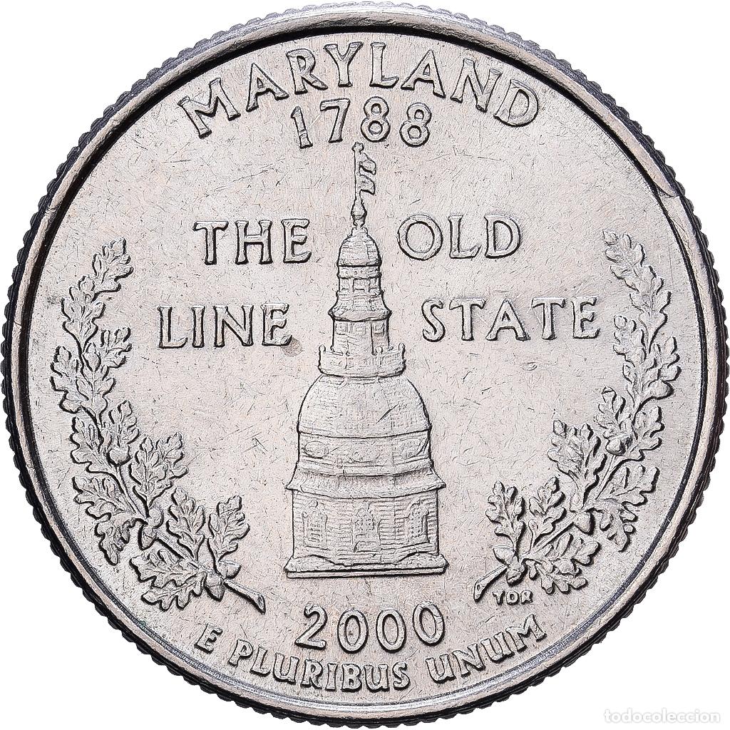 Monedas antiguas de Am&eacute;rica: [#1224303] Estados Unidos, Quarter, Maryland, 2000, Philadelphia, Cobre - n&iacute;quel