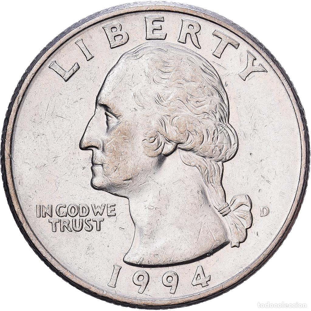 Monedas antiguas de Am&eacute;rica: [#1224315] Estados Unidos, Quarter, Washington Quarter, 1994, Denver, Cobre - n&iacute;quel