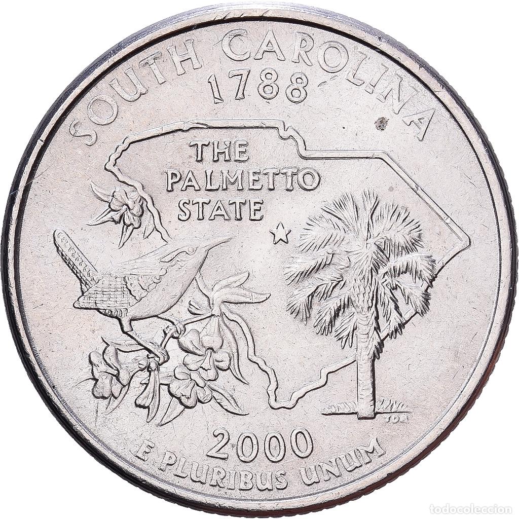 Monedas antiguas de Am&eacute;rica: [#1224317] Estados Unidos, Quarter, South Carolina, 2000, Philadelphia, Cobre - n&iacute;quel