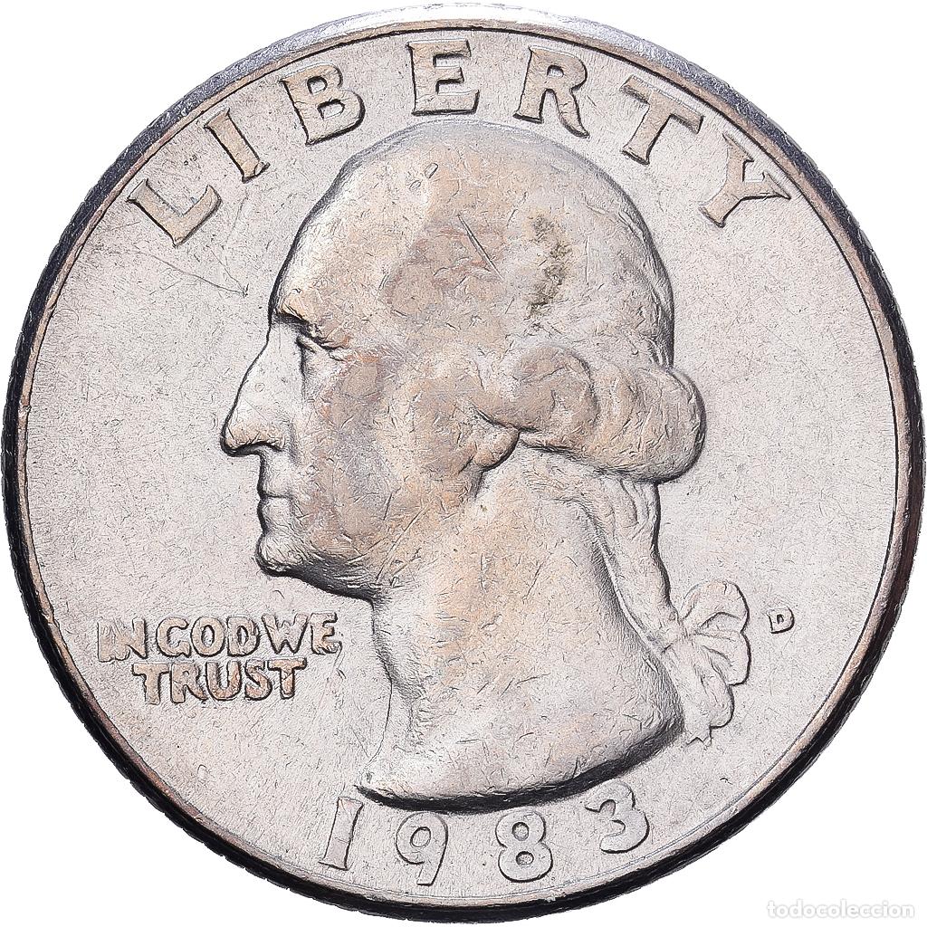 Monedas antiguas de Am&eacute;rica: [#1224319] Estados Unidos, Quarter, Washington Quarter, 1983, Denver, Cobre - n&iacute;quel