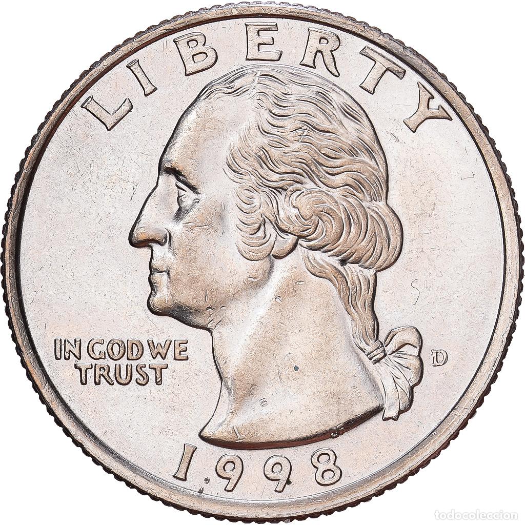 Monedas antiguas de Am&eacute;rica: [#1224347] Estados Unidos, Quarter, Washington Quarter, 1998, Denver, Cobre - n&iacute;quel