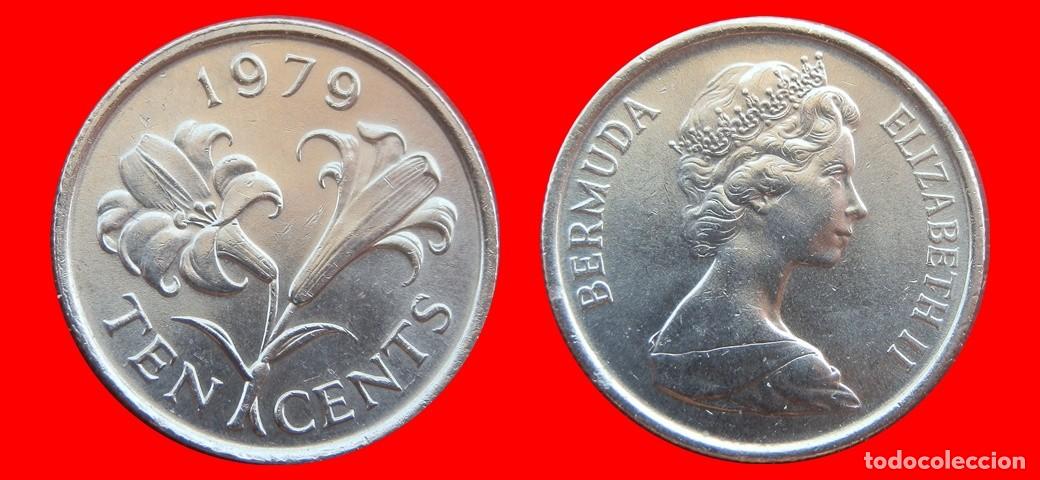 Monedas antiguas de Am&eacute;rica: 10 CENTAVOS 1979 BERMUDA-153333