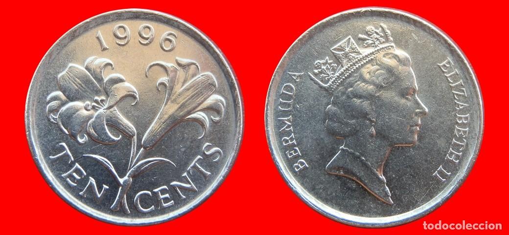 Monedas antiguas de Am&eacute;rica: 10 CENTAVOS 1996 BERMUDA-153335