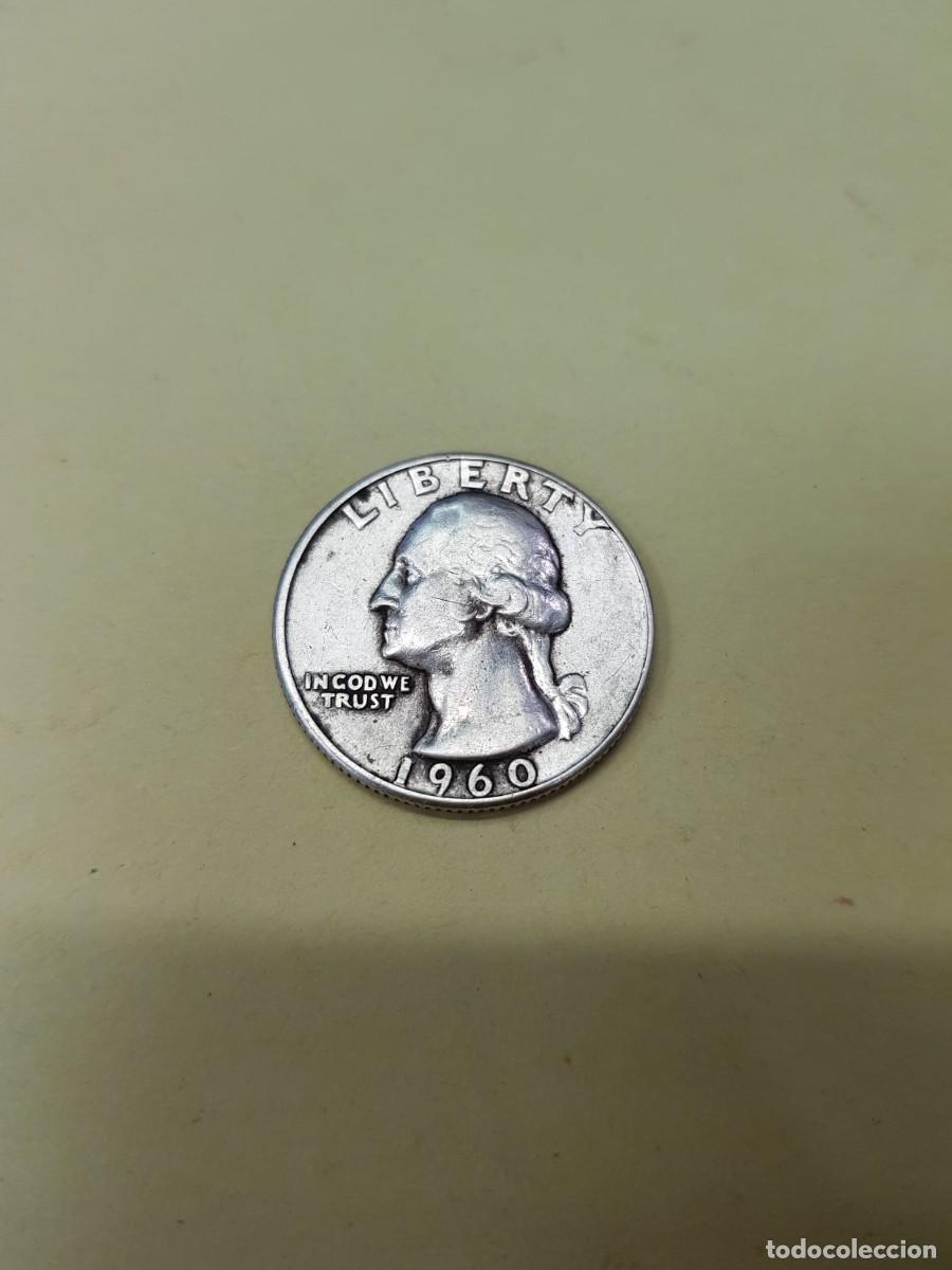 Monedas antiguas de Am&eacute;rica: ESTADOS UNIDOS-1/4 DOLAR-1960