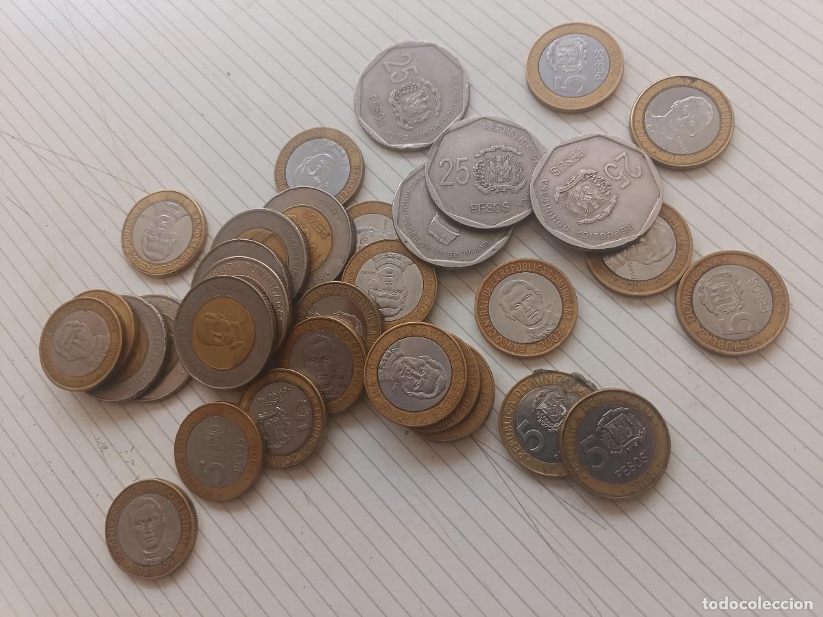 Monedas antiguas de Am&eacute;rica: Rep&uacute;blica Dominicana. 280 pesos en monedas