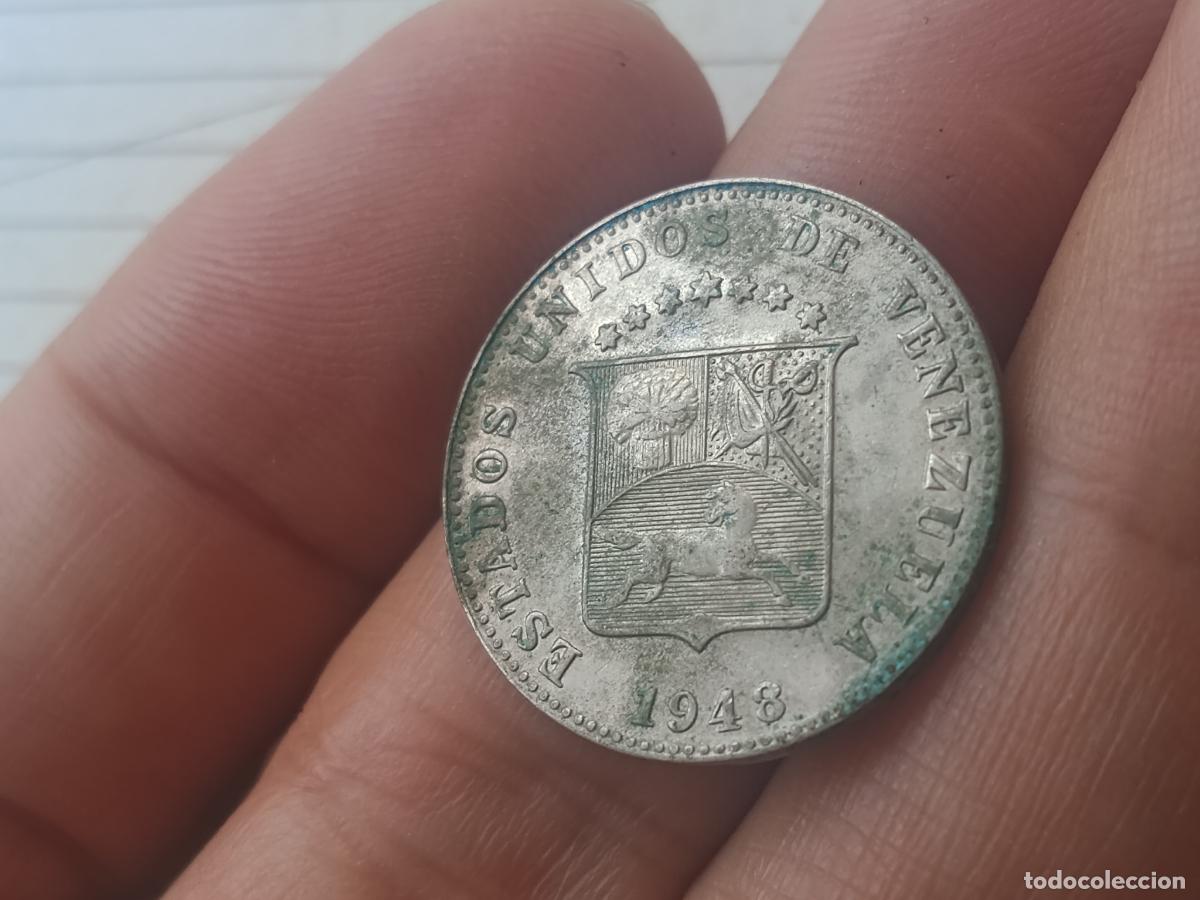 Monedas antiguas de Am&eacute;rica: Venezuela 12 1/2 c&eacute;ntimos 1948