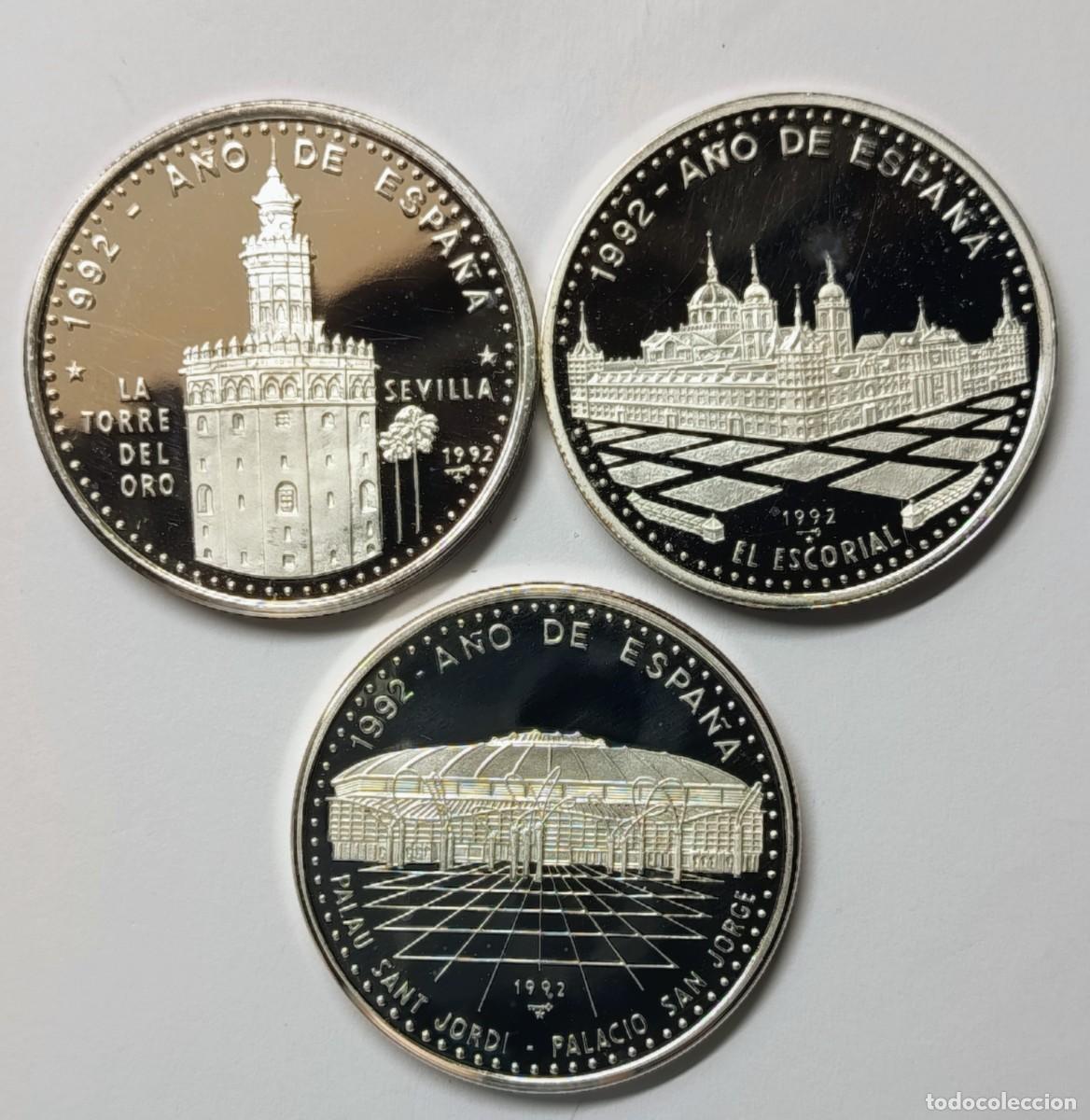 Monedas antiguas de Am&eacute;rica: CUBA. &ldquo;1992 A&Ntilde;O DE ESPA&Ntilde;A&rdquo;. 10 PESOS. PLATA. PROOF. ,999. 31,10 gramos (1 oz. x3) MUY ESCASAS