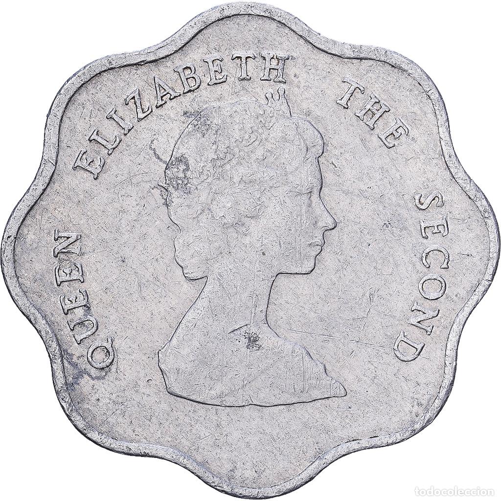 Monedas antiguas de Am&eacute;rica: [#1224407] Estados del Caribe Oriental , Elizabeth II, 5 Cents, 1981, Aluminio, MBC, KM:12