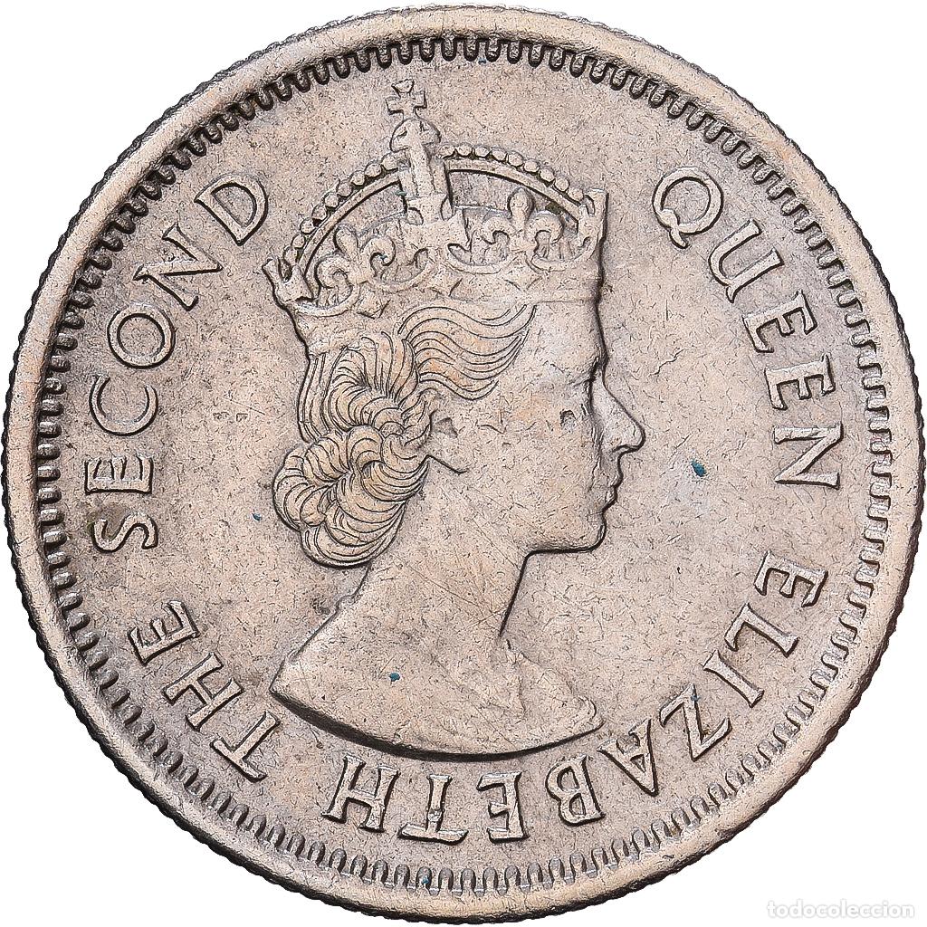 Monedas antiguas de Am&eacute;rica: [#1224409] Estados del Caribe Oriental , Elizabeth II, 10 Cents, 1965, Cobre - n&iacute;quel