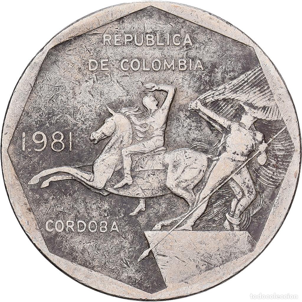 Monedas antiguas de Am&eacute;rica: [#1224422] Colombia, 10 Pesos, 1981, Cobre - n&iacute;quel - cinc, BC+, KM:270