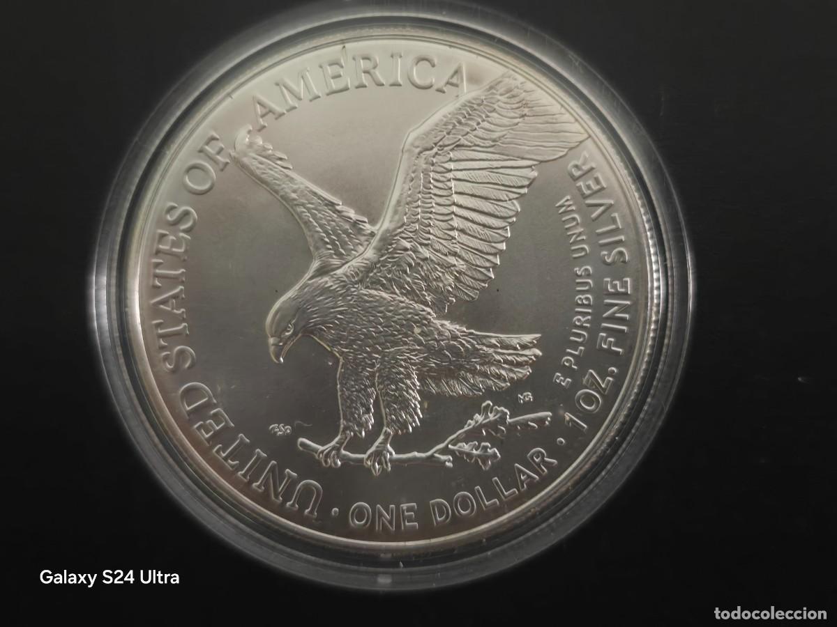 Monedas antiguas de Am&eacute;rica: 1 ONZA DE PLATA PURA DE 2026.....EEUU....ENCAPSULADA....SIN CIRCULAR....LA DE LAS FOTOS