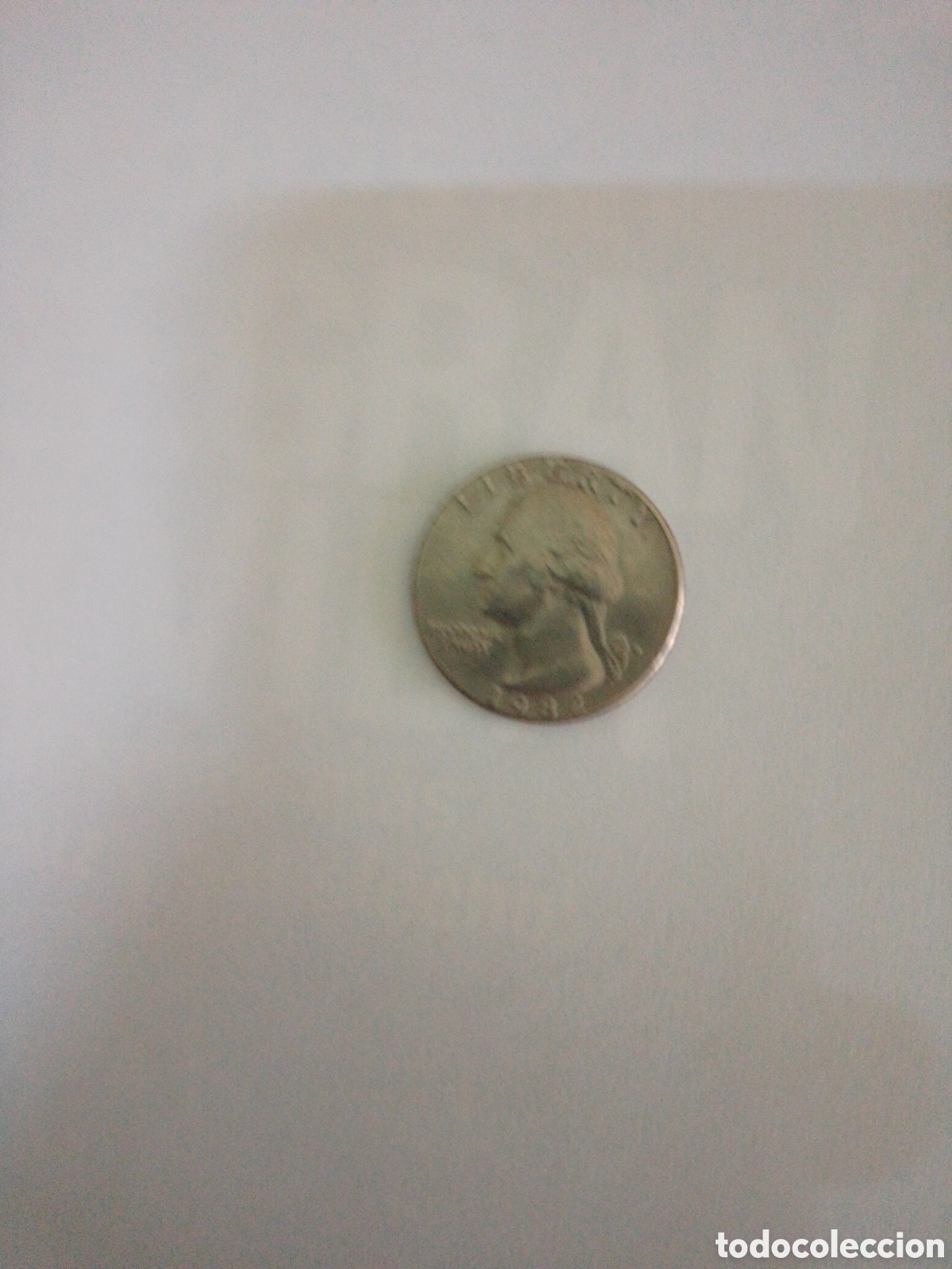 Monedas antiguas de Am&eacute;rica: Moneda de 1/4 de USA 1982 D
