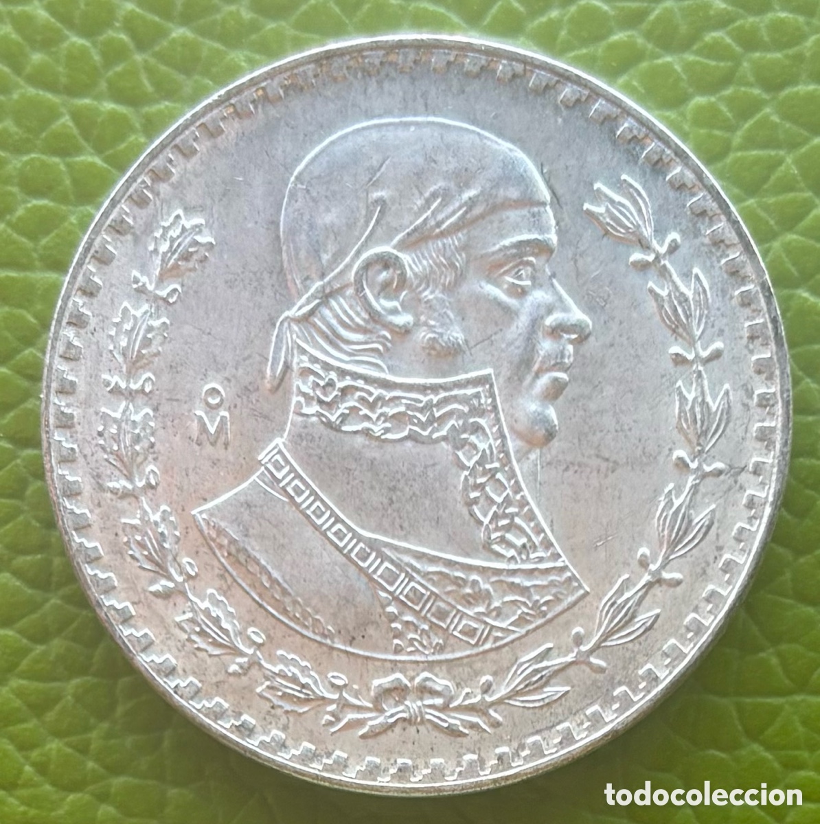 Monedas antiguas de Am&eacute;rica: M&Eacute;XICO. UN PESO. 1963. PLATA 0,100.