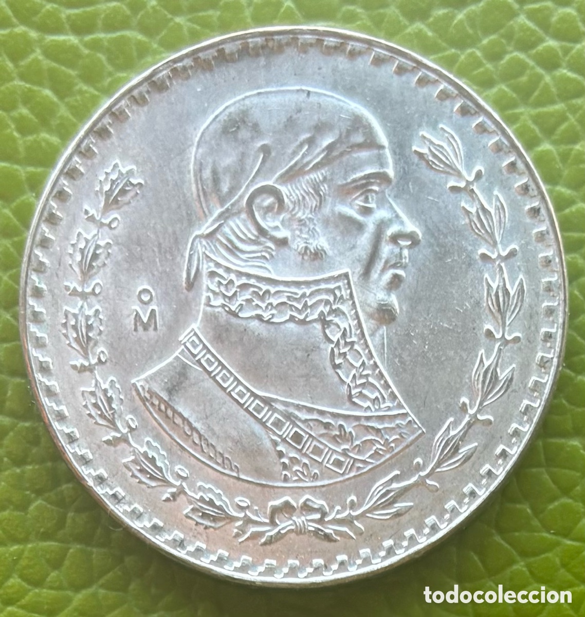 Monedas antiguas de Am&eacute;rica: M&Eacute;XICO. UN PESO. 1958. PLATA 0,100.