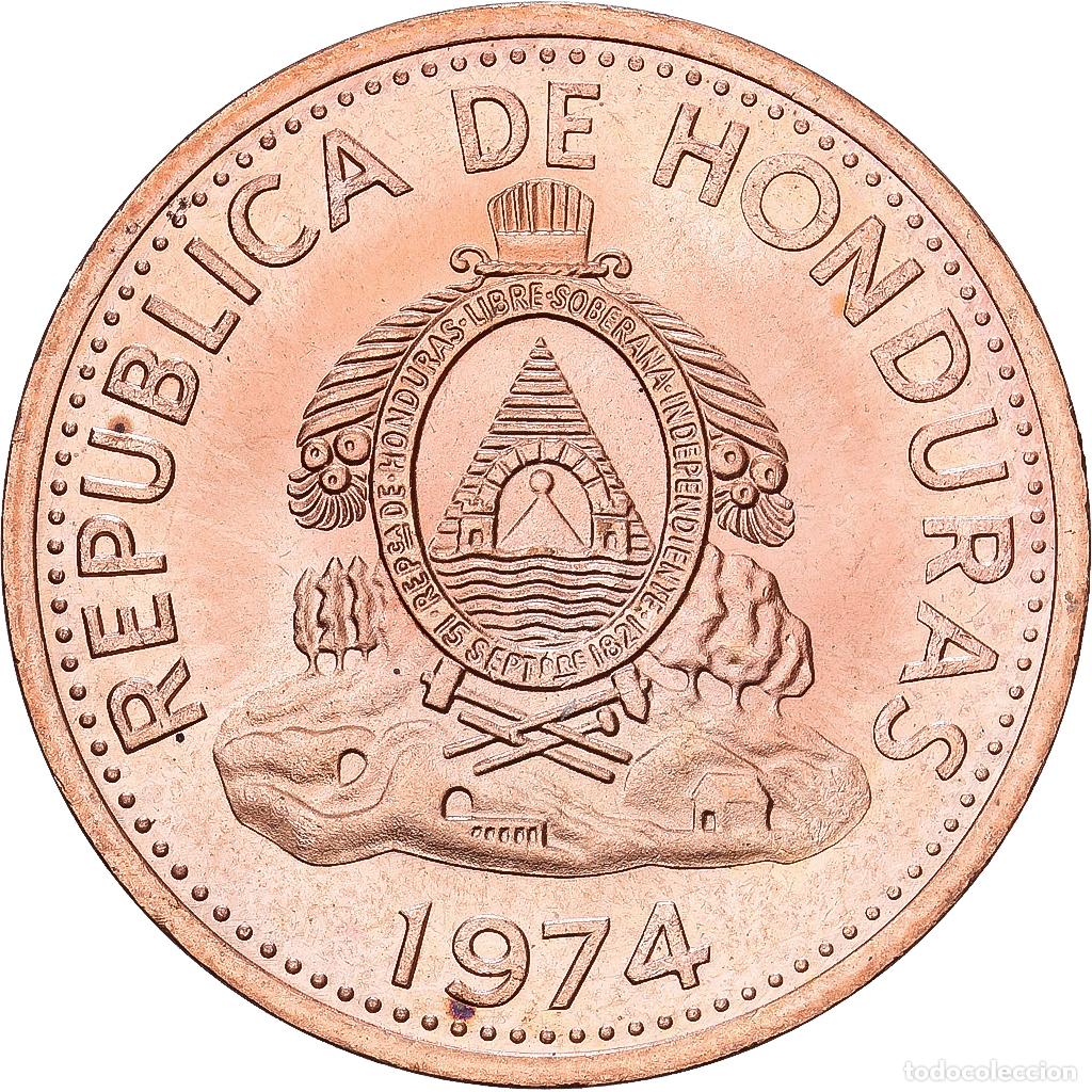 Monedas antiguas de Am&eacute;rica: [#1224471] Honduras, 2 Centavos, 1974, Cobre recubierto de acero, SC+, KM:78a