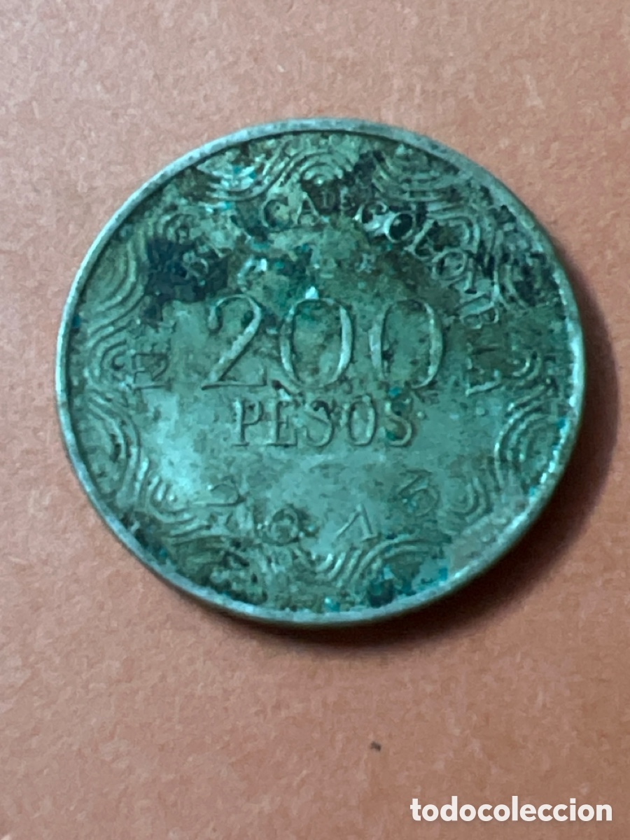 Monedas antiguas de Am&eacute;rica: C637. MONEDA COLOMBIA 200 PESOS