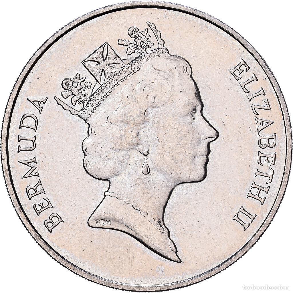 Monedas antiguas de Am&eacute;rica: [#1224673] Bermudas, Elizabeth II, Dollar, 1988, Cobre - n&iacute;quel, EBC, KM:55