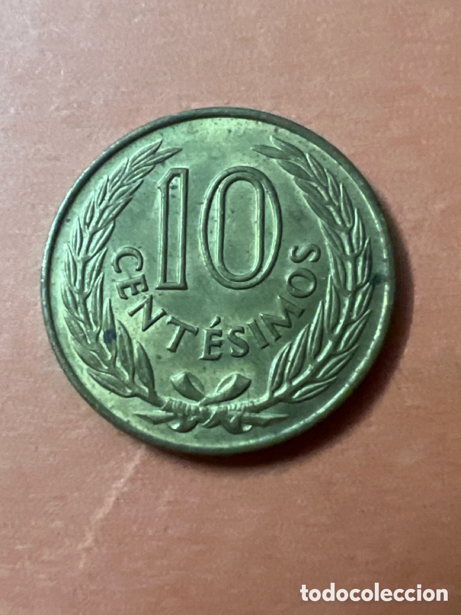 Monedas antiguas de Am&eacute;rica: C555. MONEDA - Uruguay 10 centesimos 1960