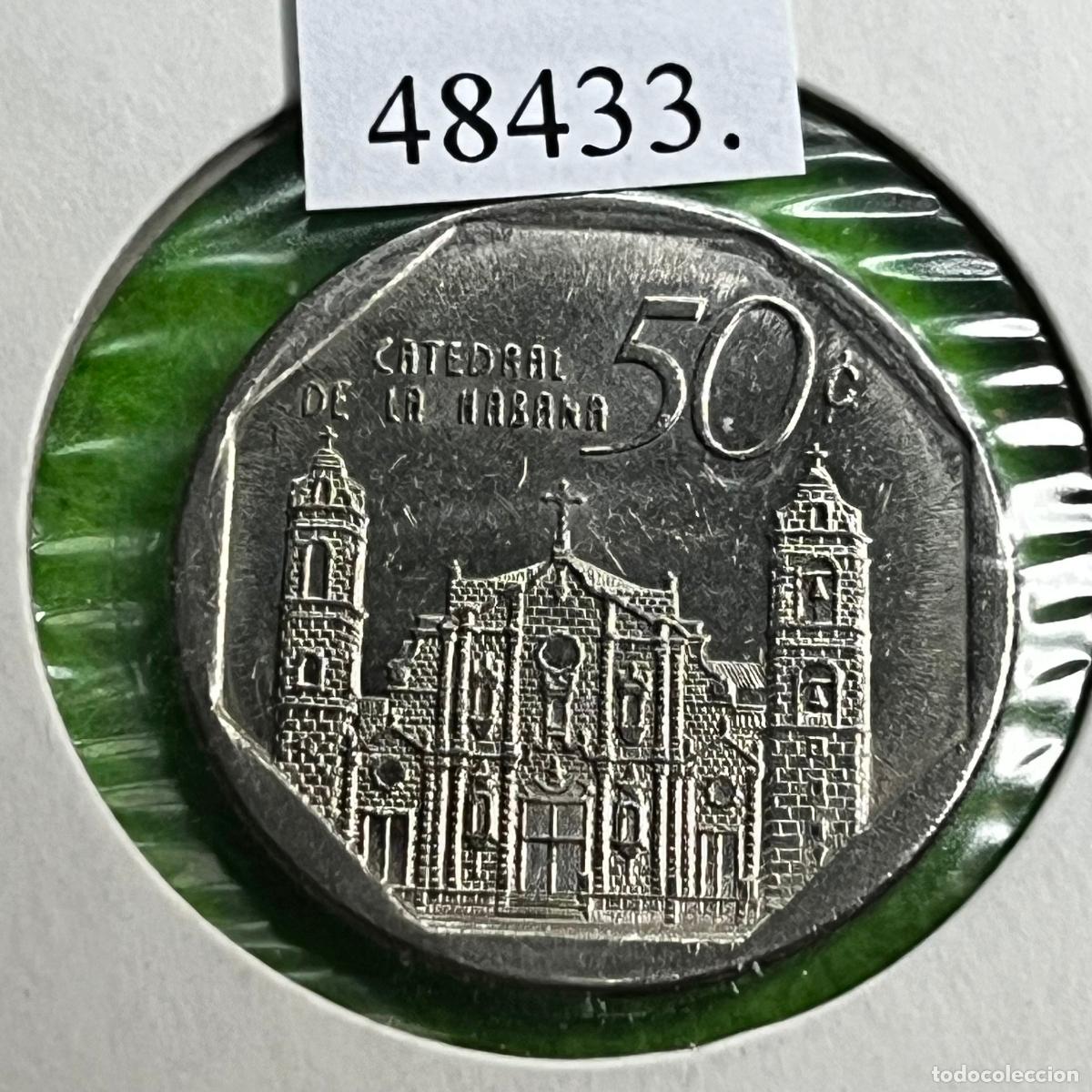 Monedas antiguas de Am&eacute;rica: Cuba 50 centavos 2002, c&eacute;ntimos