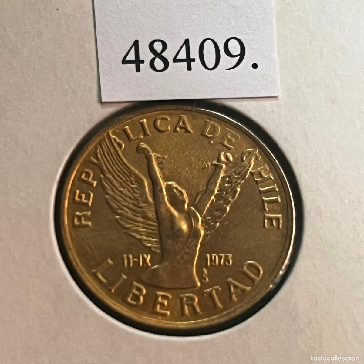 Monedas antiguas de Am&eacute;rica: Chile 5 c&eacute;ntimos 1989, centavos