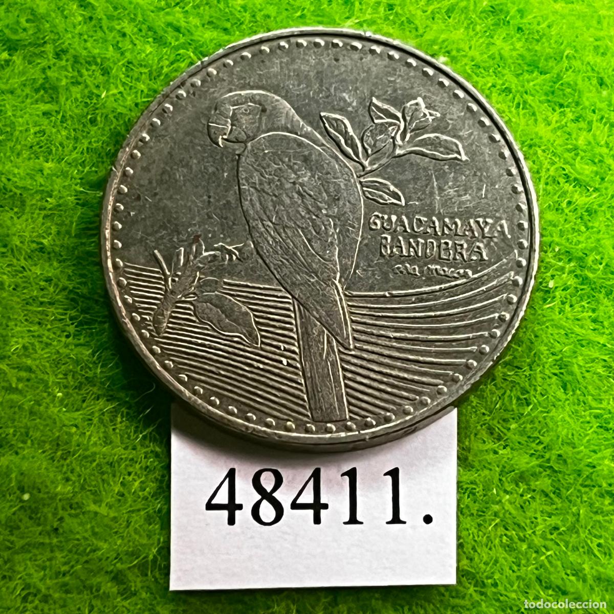 Monedas antiguas de Am&eacute;rica: Colombia 200 pesos 2016, guacamaya bandera