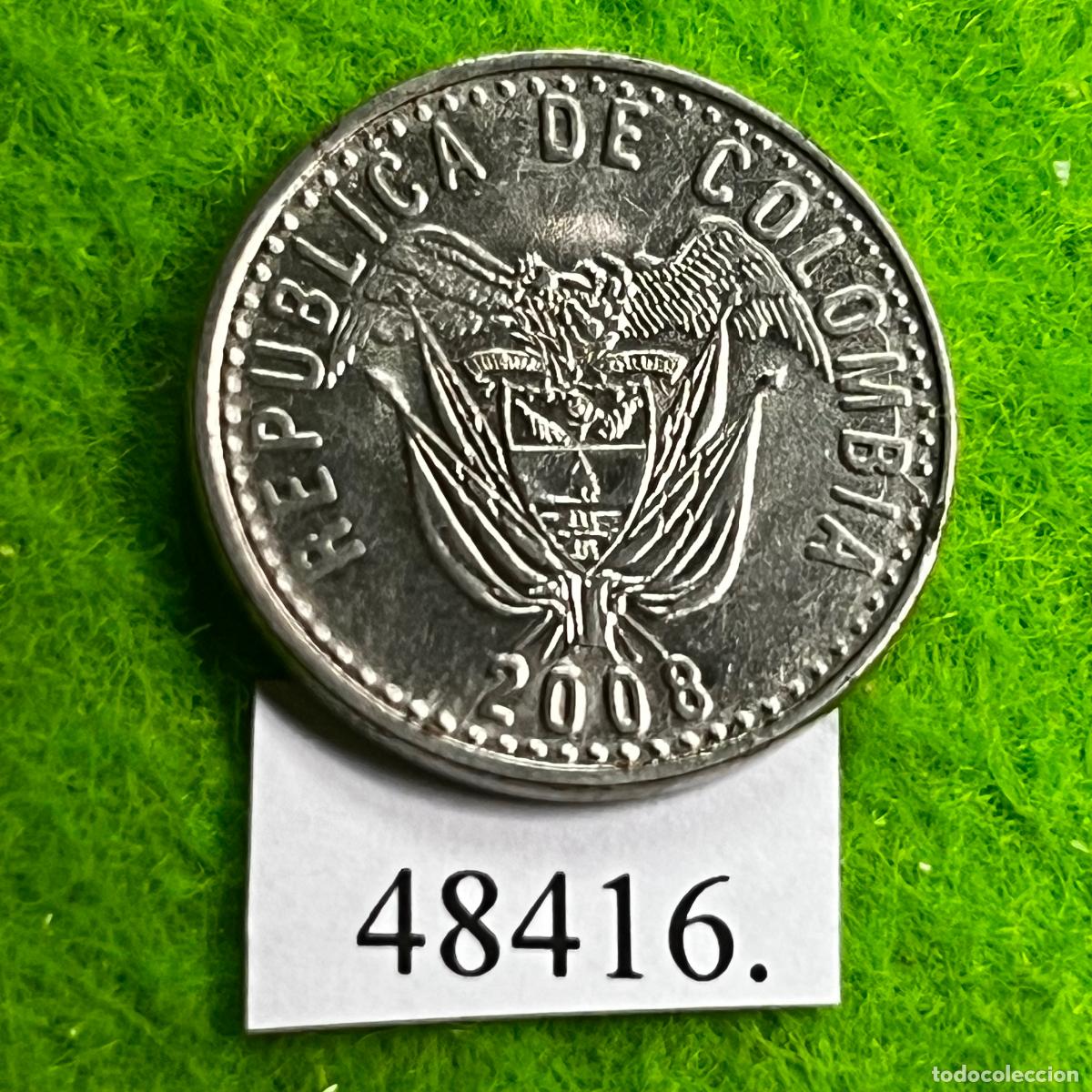 Monedas antiguas de Am&eacute;rica: Colombia 50 pesos 2008