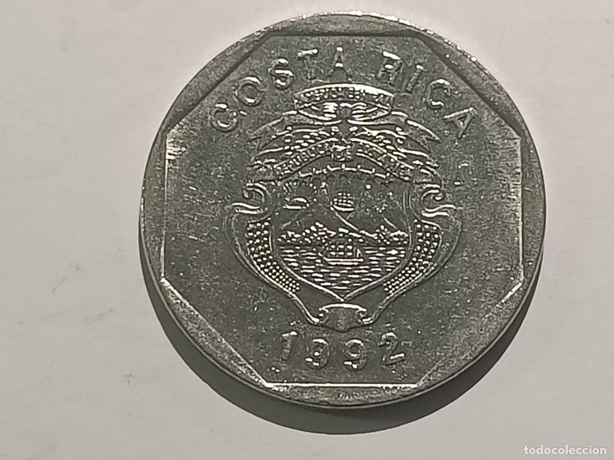 Monedas antiguas de Am&eacute;rica: Moneda de Costa Rica. 10 Colones 1992