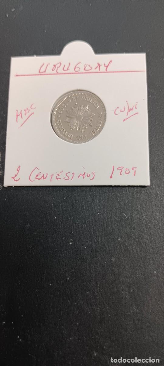 Monedas antiguas de Am&eacute;rica: URUGUAY 2 CENTESIMOS 1909 MBC KM=20 (CUPRONIQUEL)