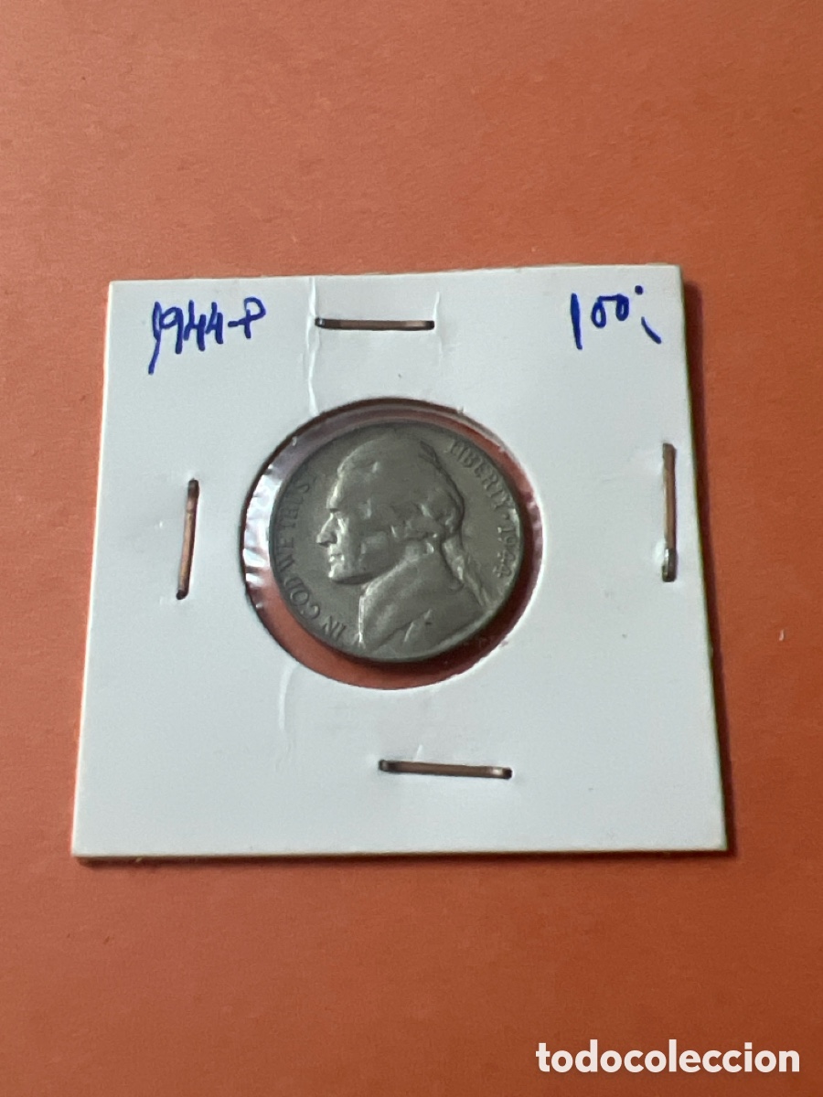 Monedas antiguas de Am&eacute;rica: L151/2. MONEDA - ESTADOS UNIDOS FIVE CENT NIKEL 1944