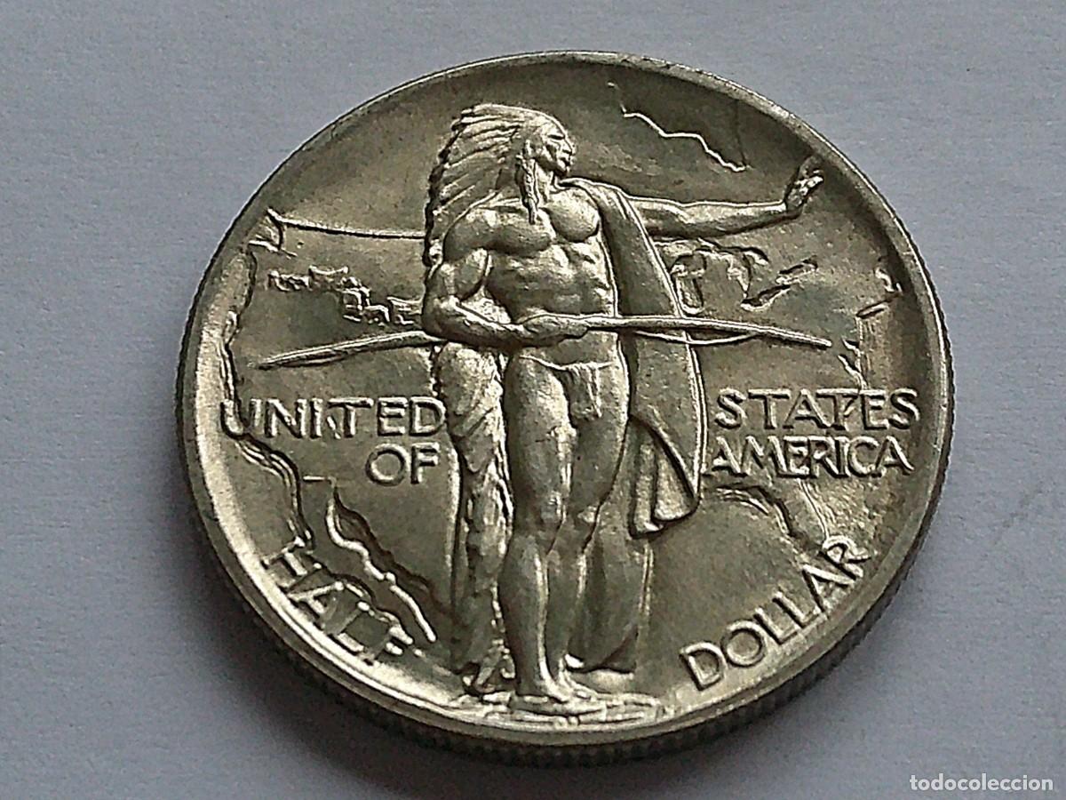 Monedas antiguas de Am&eacute;rica: USA Oregon Trail 1936 Silver 1/2 Dollar 33ec29