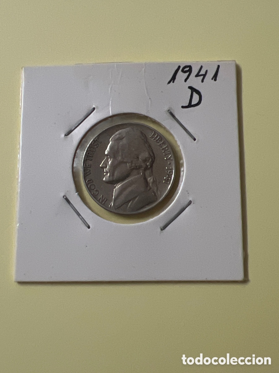 Monedas antiguas de Am&eacute;rica: L155/35. USA. ESTADOS UNDIDOS, FIVE CENTS 1941, 5 CENTAVOS