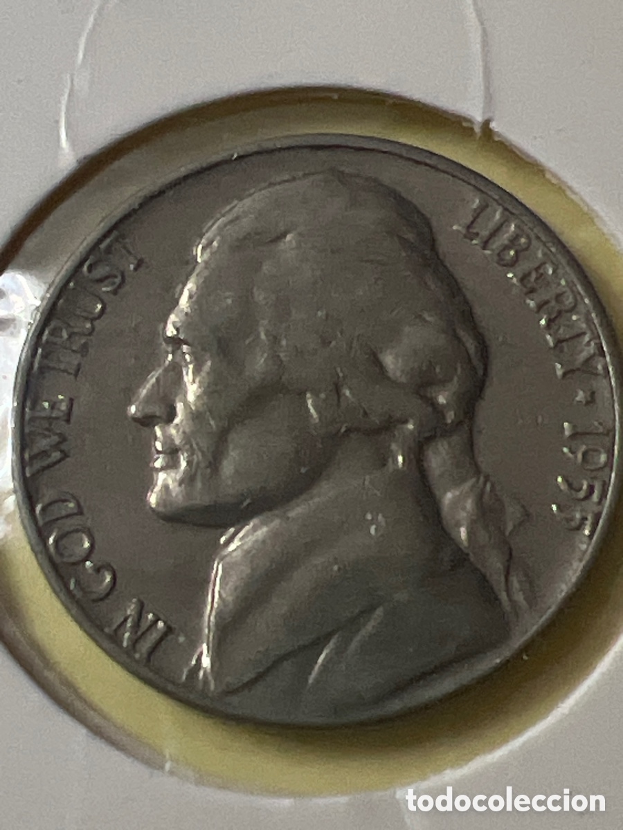 Monedas antiguas de Am&eacute;rica: L810/14. ESTADOS UNIDOS FIVE CENTS 5 CENTIMOS 1955