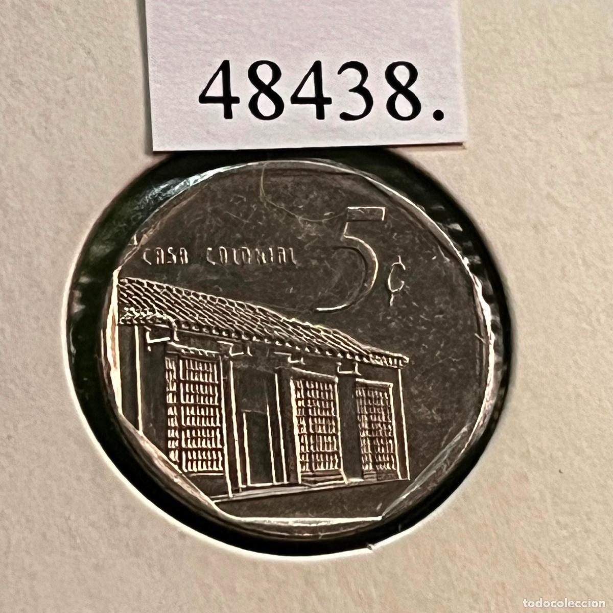 Monedas antiguas de Am&eacute;rica: Cuba 5 centavos 1996 , Casa colonial, c&eacute;ntimos