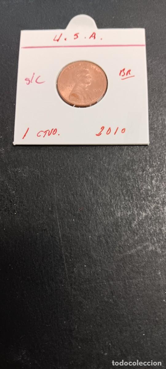 Monedas antiguas de Am&eacute;rica: USA 1 CENTAVO 2010 S/C KM=468 (BRONCE) ABRAHAN LINCOLN