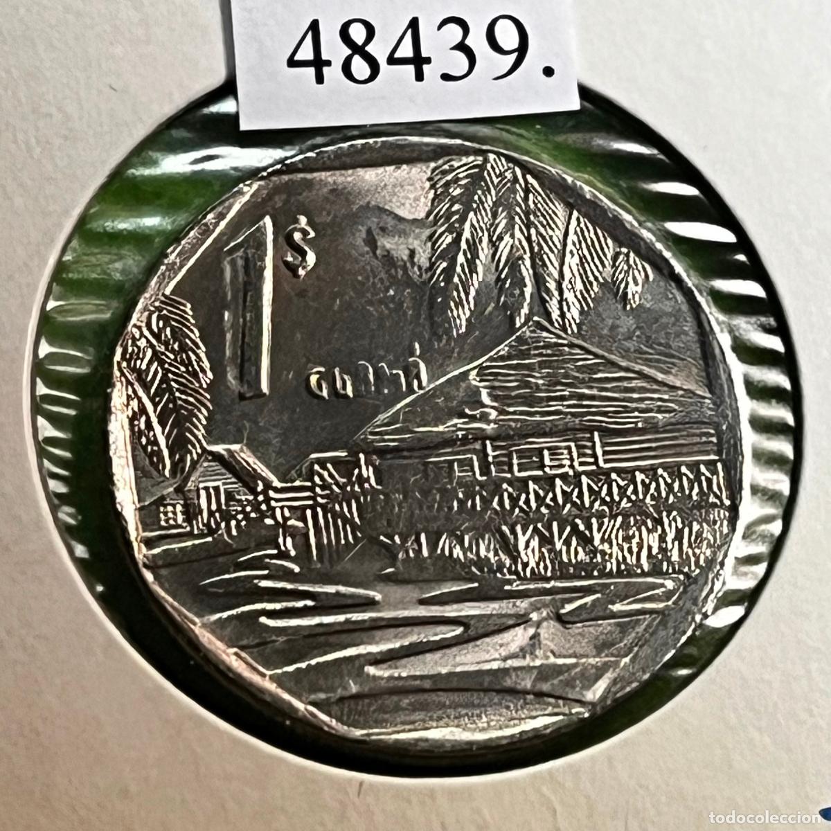 Monedas antiguas de Am&eacute;rica: Cuba 1 peso (convertible) 2007, Villa Guam&aacute;, Ci&eacute;naga de Zapata