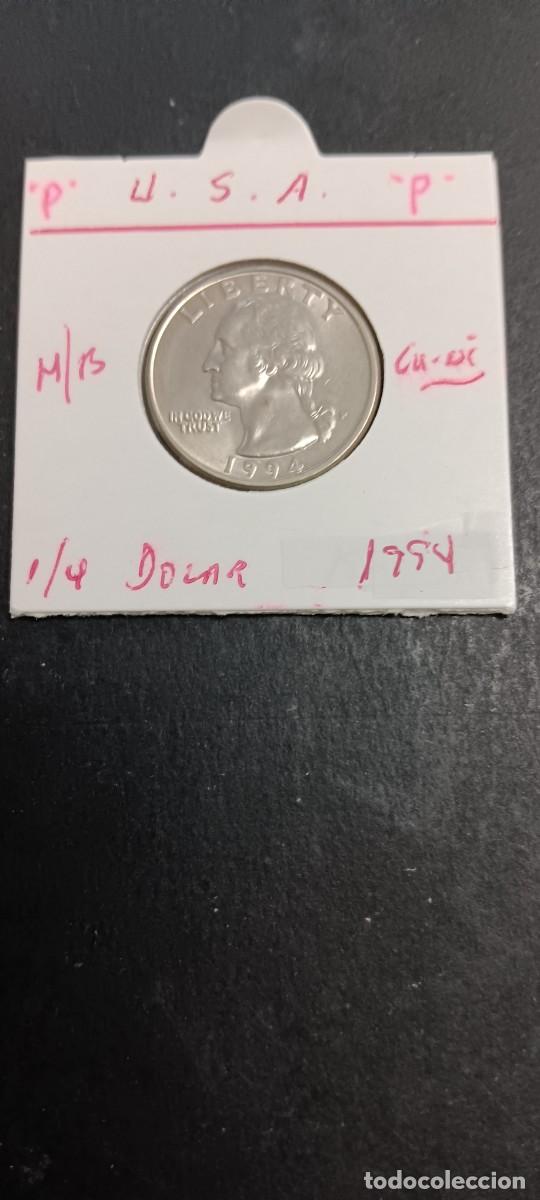 Monedas antiguas de Am&eacute;rica: USA 1/4 DOLAR 1994 MBC KM=A164a (CUPRONIQUEL) WASHINTON