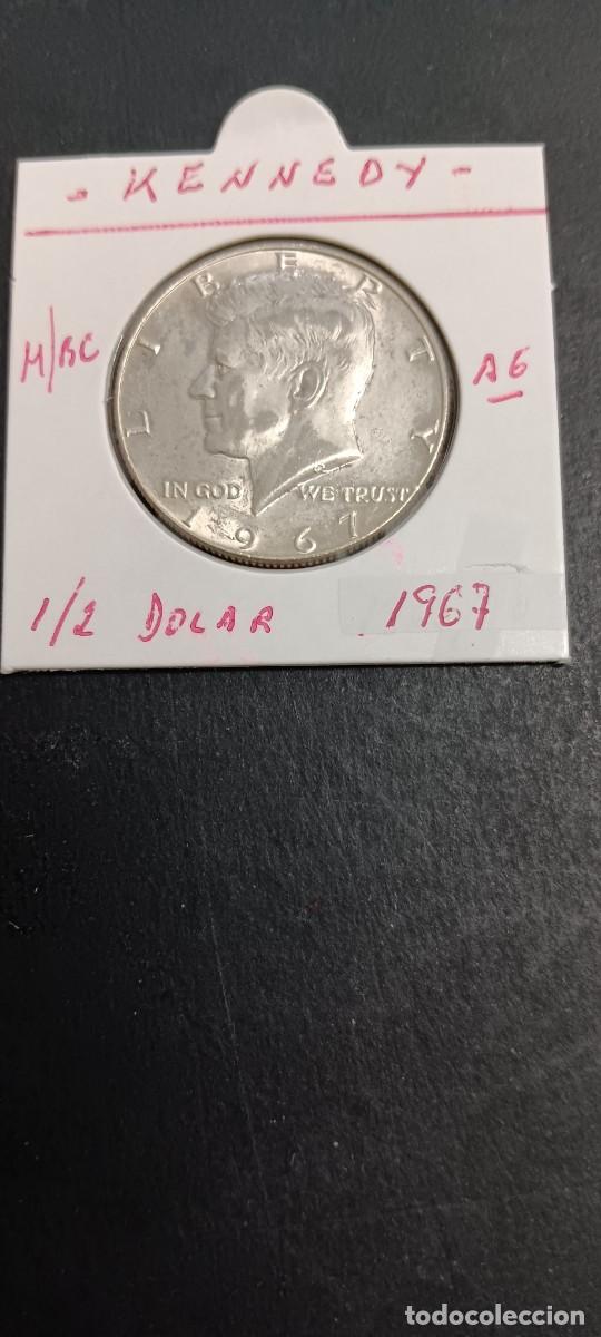 Monedas antiguas de Am&eacute;rica: USA 1/2 DOLAR 1967 S/C KM=202a (PLATA) KENNEDY