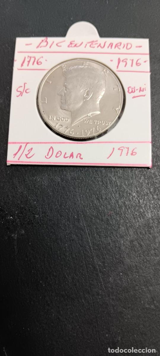 Monedas antiguas de Am&eacute;rica: USA 1/2 DOLAR 1976 S/C KM=205 (CUPRONIQUEL) BICENTENARIO 1776-1976