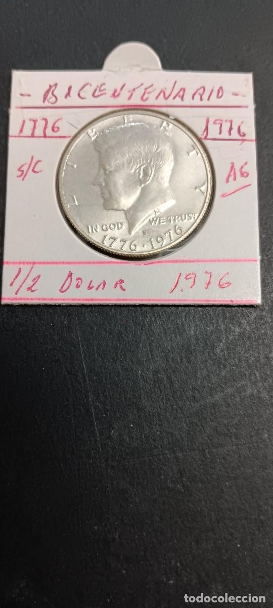 Monedas antiguas de Am&eacute;rica: USA 1/2 DOLAR 1976 S/C KM=205a (PLATA) BICENTENARIO 1776-1976