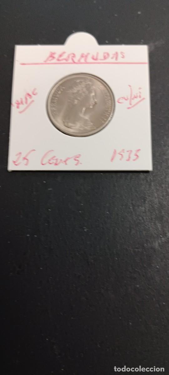 Monedas antiguas de Am&eacute;rica: BERMUDAS 25 CENTIMOS 1973 MBC KM=18 (CUPRONIQUEL)