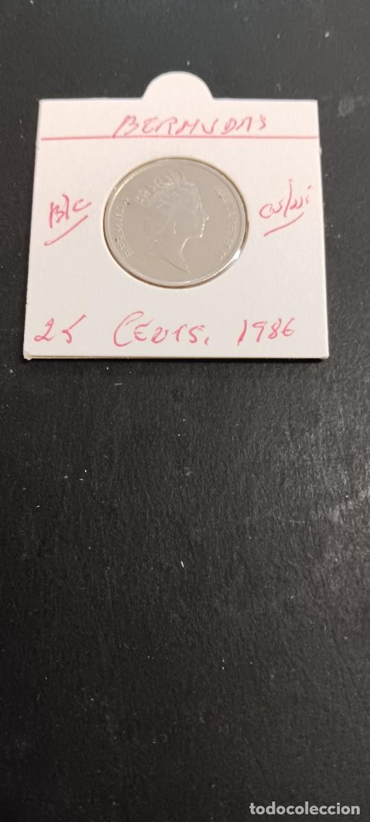 Monedas antiguas de Am&eacute;rica: BERMUDAS 25 CENTIMOS 1986 BC KM=47 (CUPRONIQUEL)