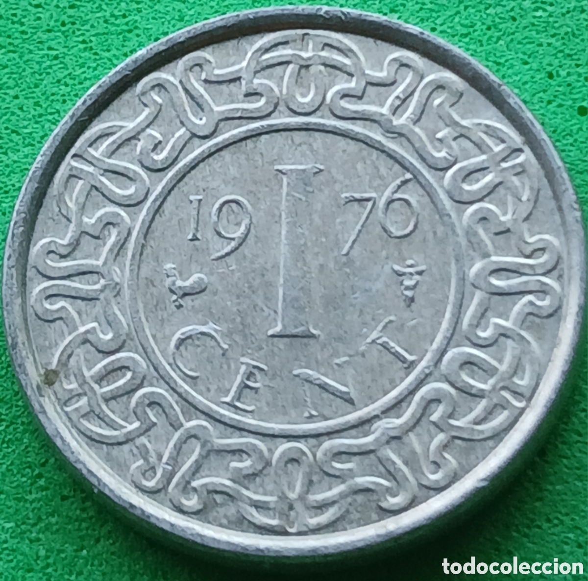 Monedas antiguas de Am&eacute;rica: Surinam 1 cent 1976 km#11a