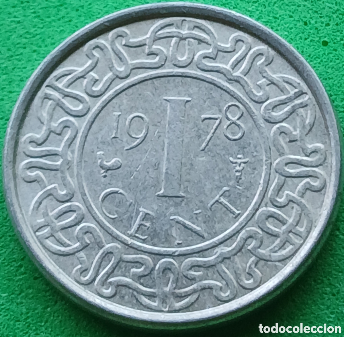 Monedas antiguas de Am&eacute;rica: Surinam 1 cent 1978 km#11a